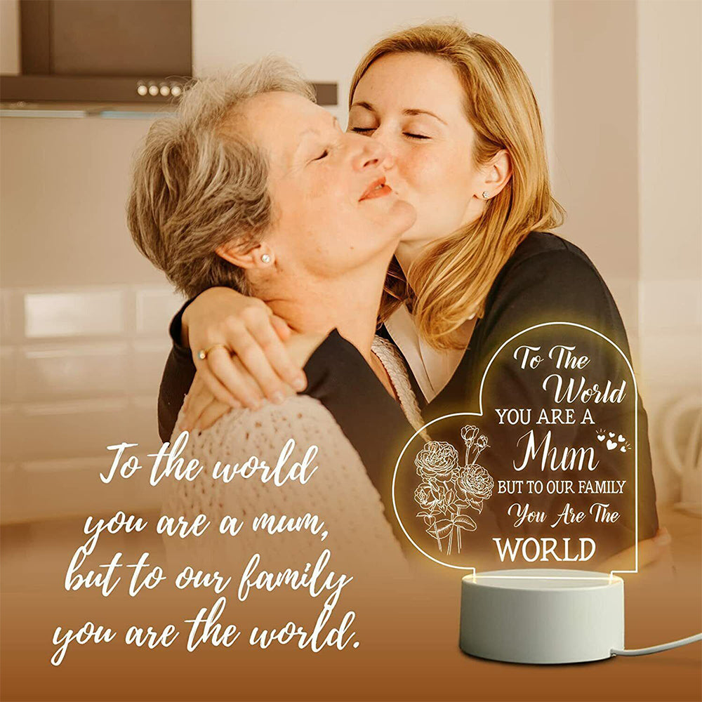 Mothers Day Gifts For Mum Night Light Bedside Lamp Night Light USB Power Supply
