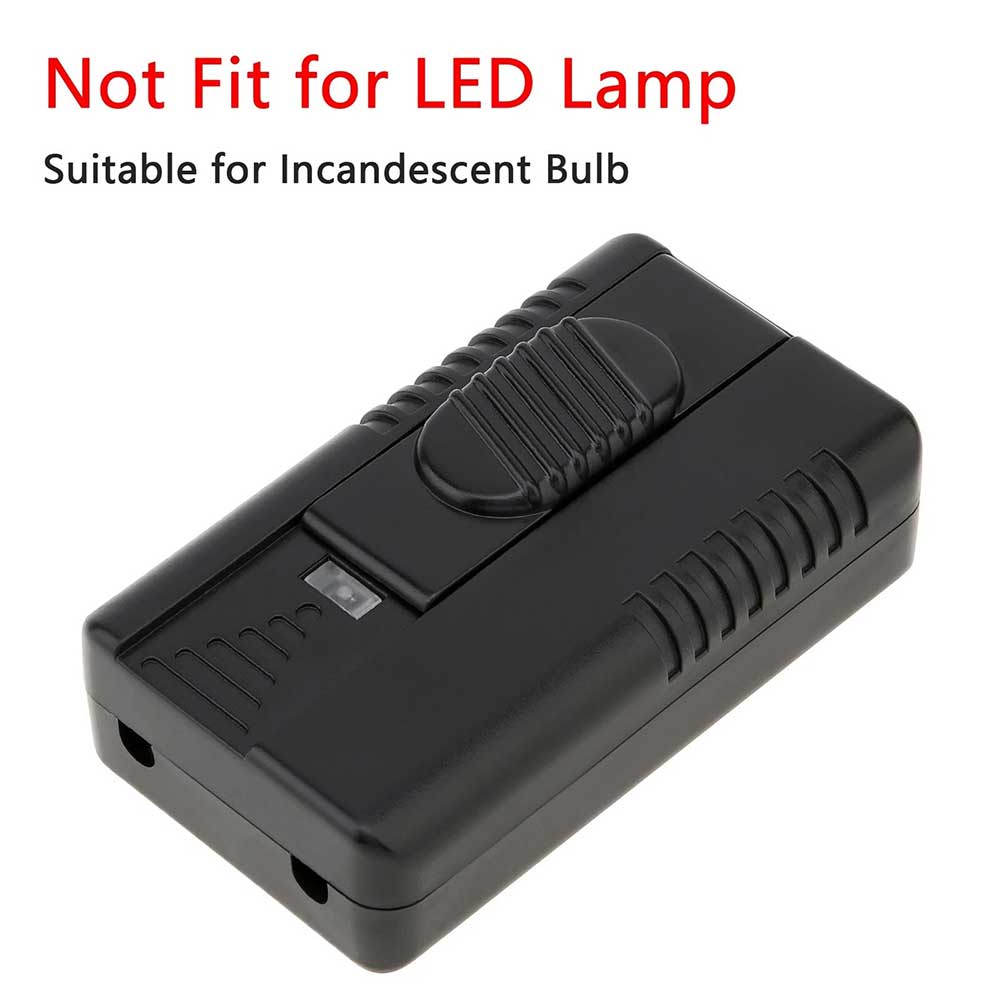 Foot Dimmer Switch Full Range Inline Slide Control for Floor Lamp / CFL light