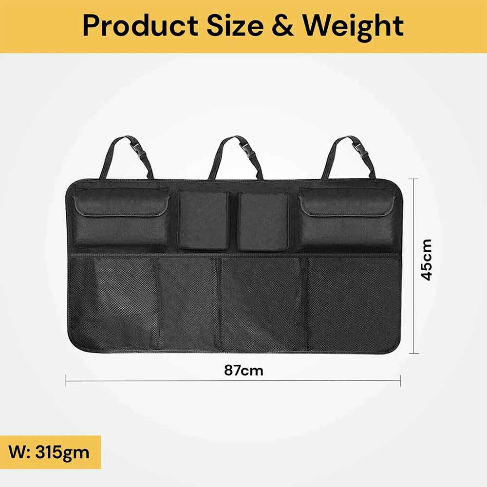 Car Back Seat Organizer Hanging Bag Travel Storage Holder For Tablet Tidy Pocket