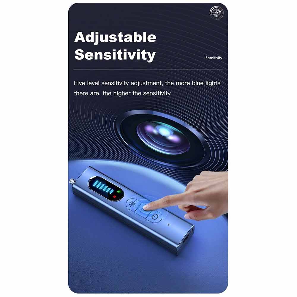 Hidden Camera Detector Anti Spy Bug GPS Tracker Finder Scanner Device Hotel Car