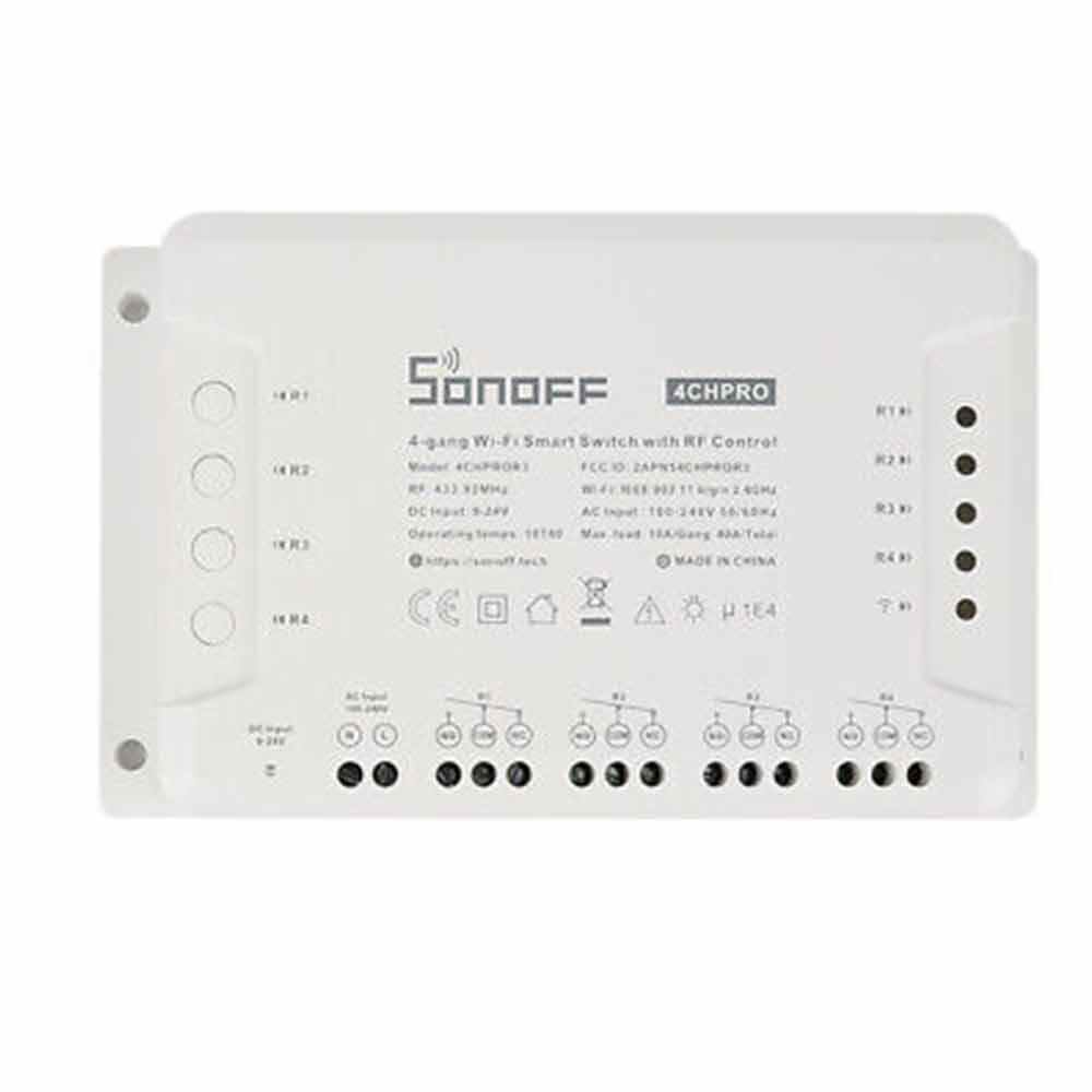SONOFF 4CH R3/PRO R3 RF 433MHz 4 Gang WiFI Switch Smart Home 1/2/3/5PCS AU+
