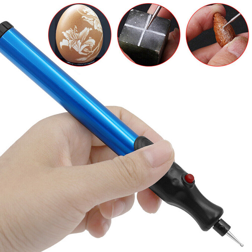 1X Random Color Electric Micro Metal Glass Ceramic Wood Diamond Engraving Tool Pen