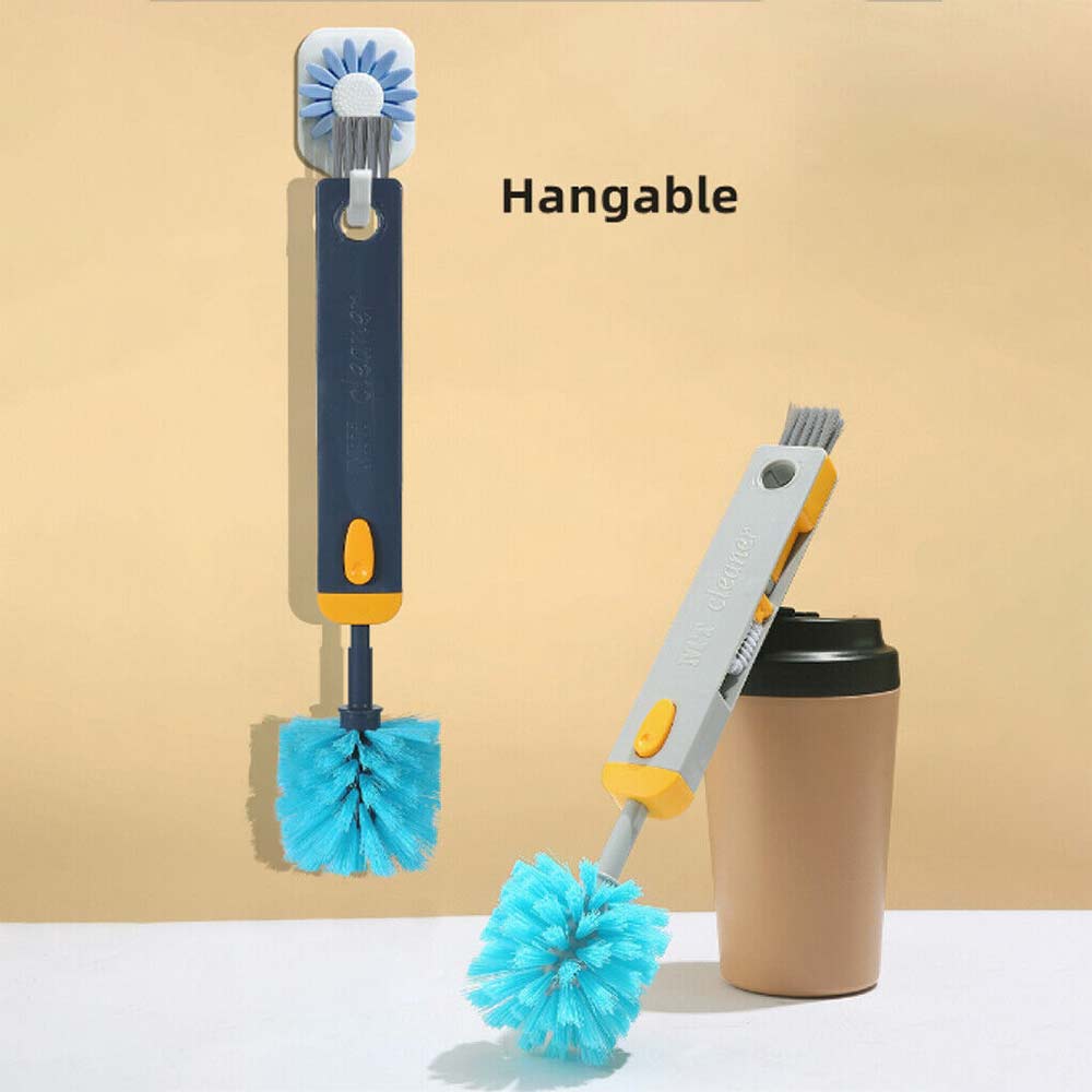 4 IN 1 Bottle Gap Cleaner Brush Cup Cleaning Brush Water Bottles Cleaning Tool