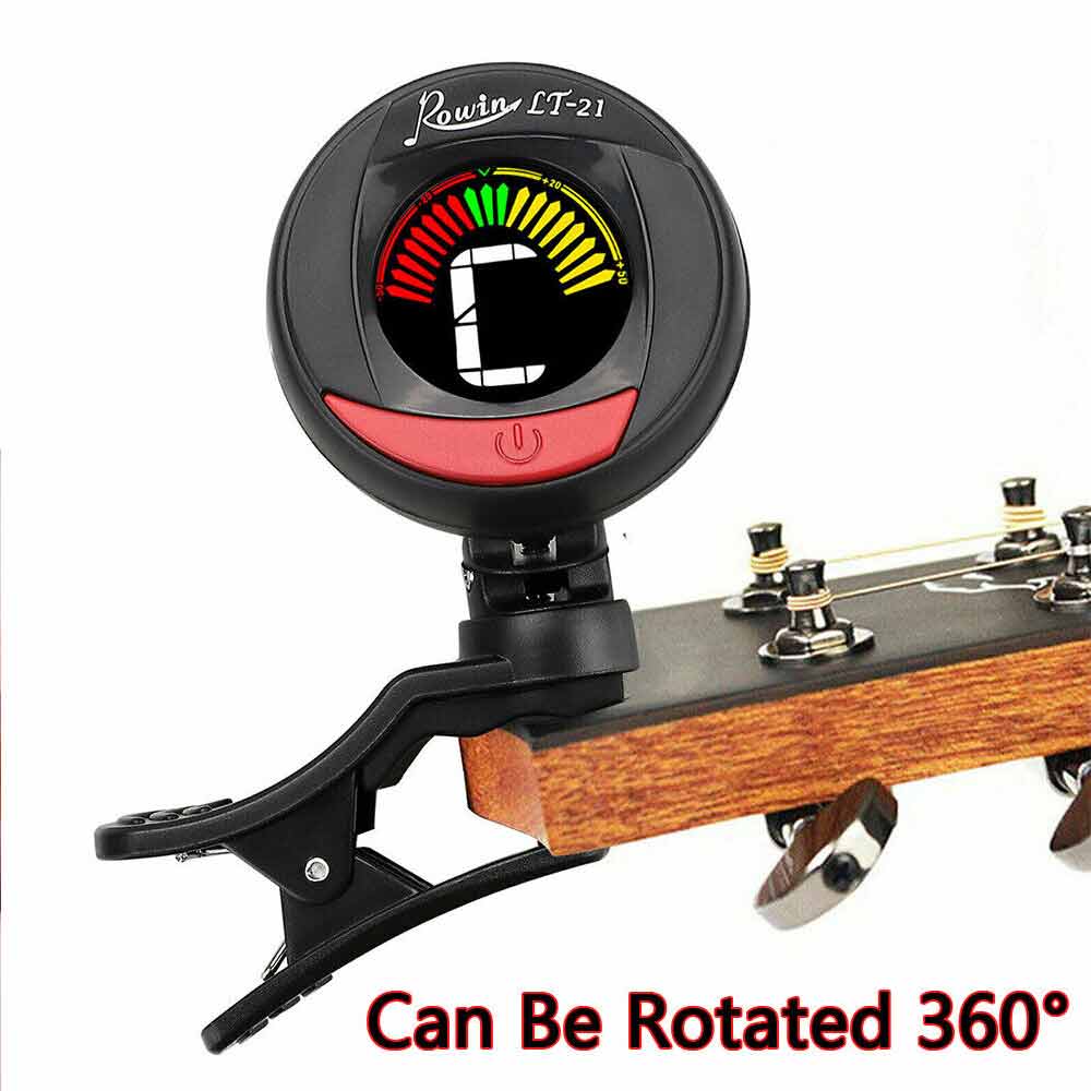 Clip On Tuner Guitar Tuner for Electric Acoustic Guitars Bass Chromatic Violin