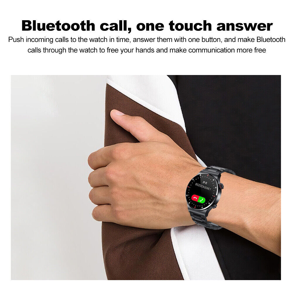 2023 Bluetooth Call Smart Watch Men Full Touch Screen Sports Watch fitbit