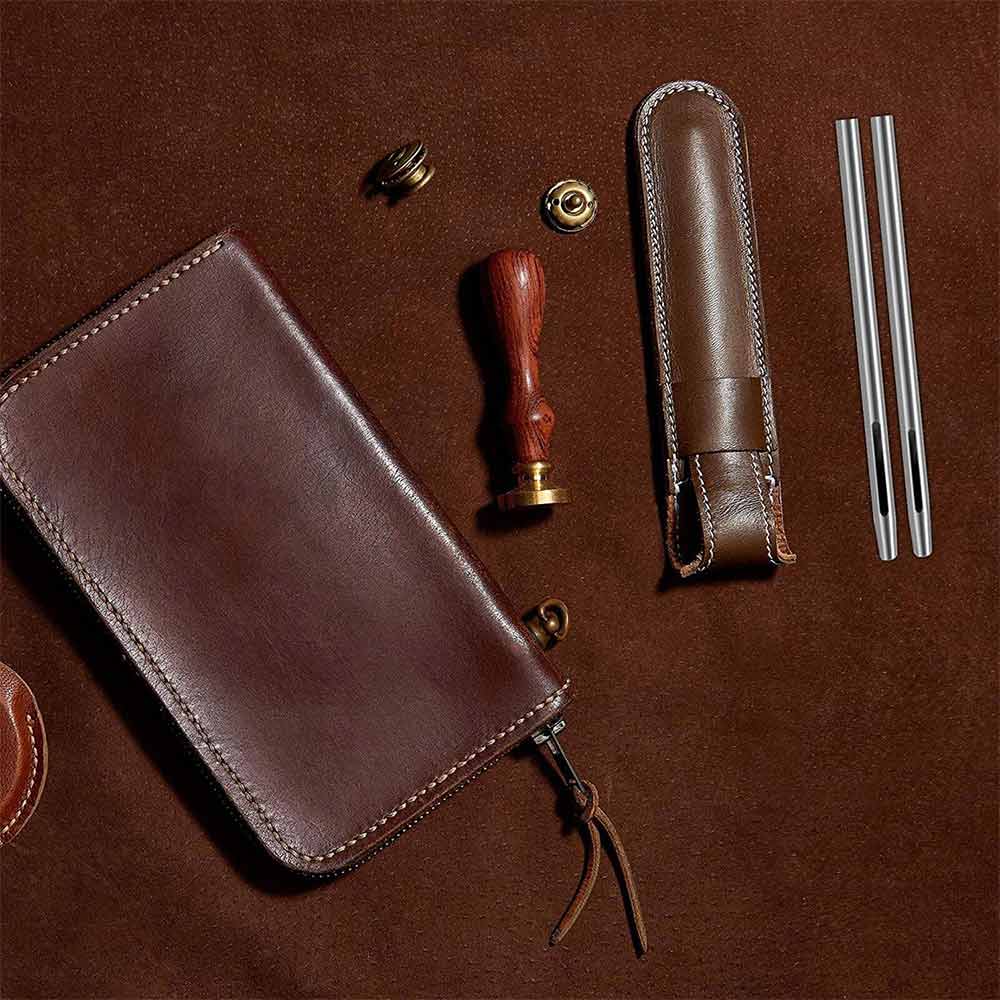 10pcs Heavy Duty Leather Hollow Hole Punch Set DIY Craft Hand Cutter Hole Tool