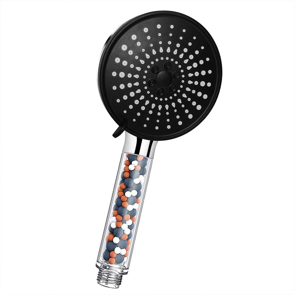 High Pressure 5-in-1 Filter Shower Head - 5 Modes - Hard Water Safe