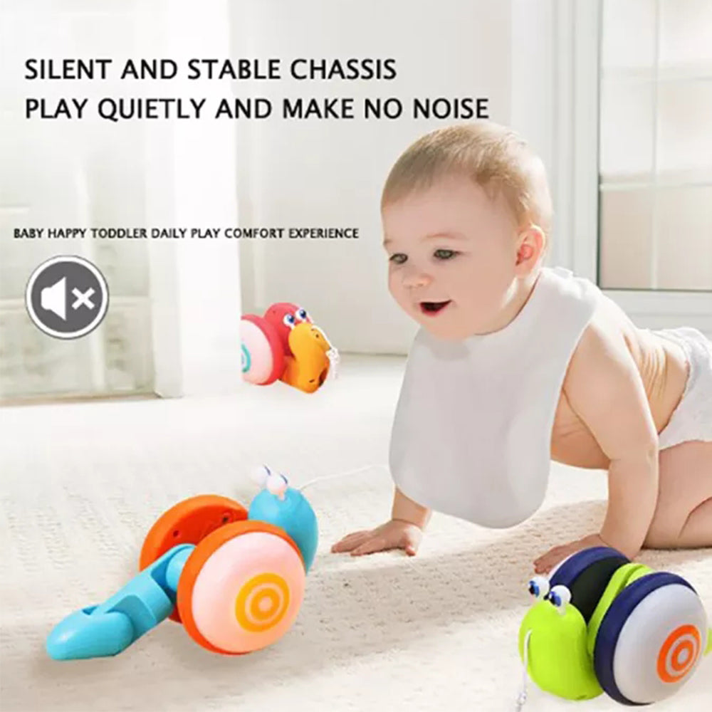 Infant Cartoon Kids Leashing Snails Machine Toy Tethered Automatic Snail Walking