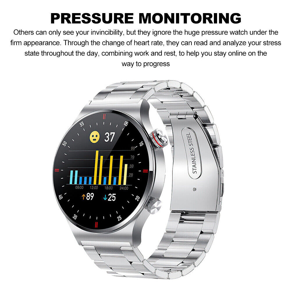 2023 Bluetooth Call Smart Watch Men Full Touch Screen Sports Watch fitbit