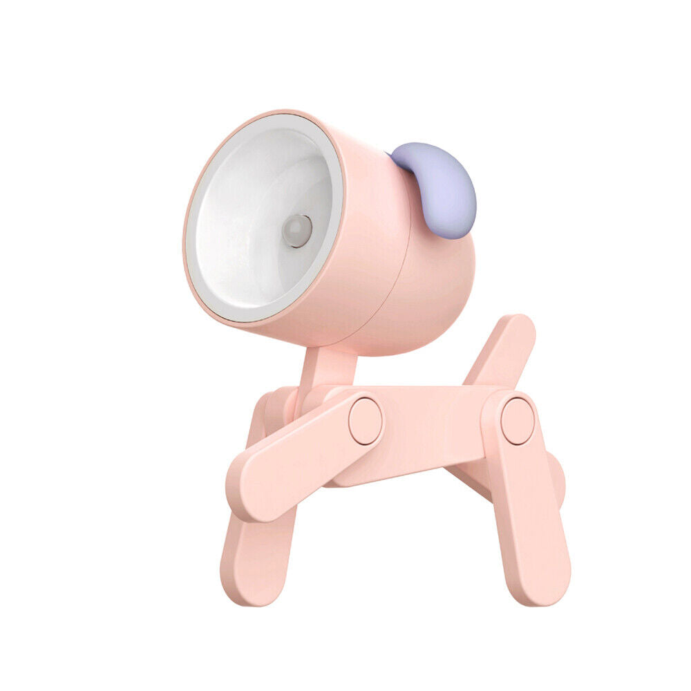 Cute Folding Animal Pet Light Mini LED Night Light Cartoon Table Lamp Room Decor
