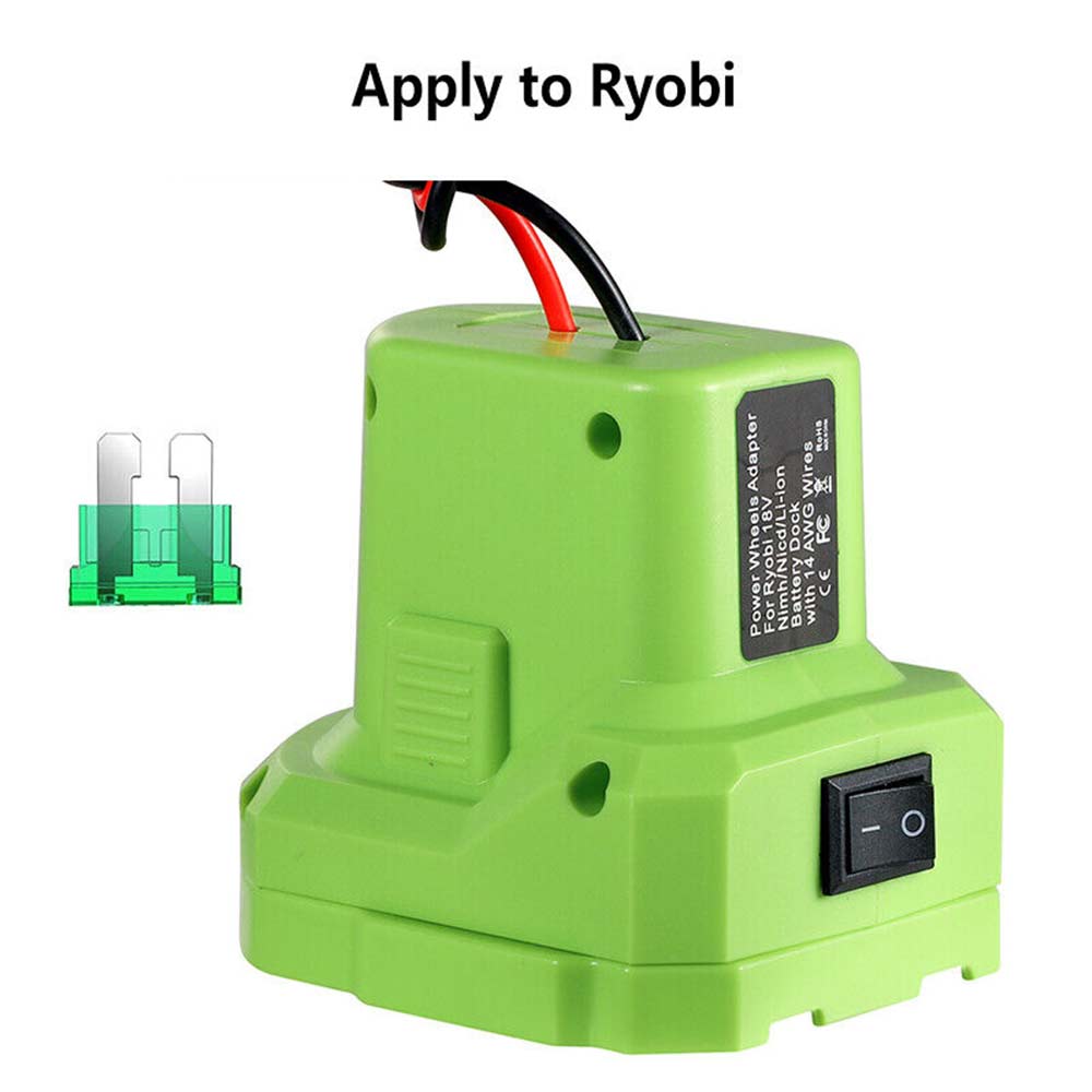 For Ryobi One+ 18V Ithium-ion Batteries DIY Battery Output Adapter Converter
