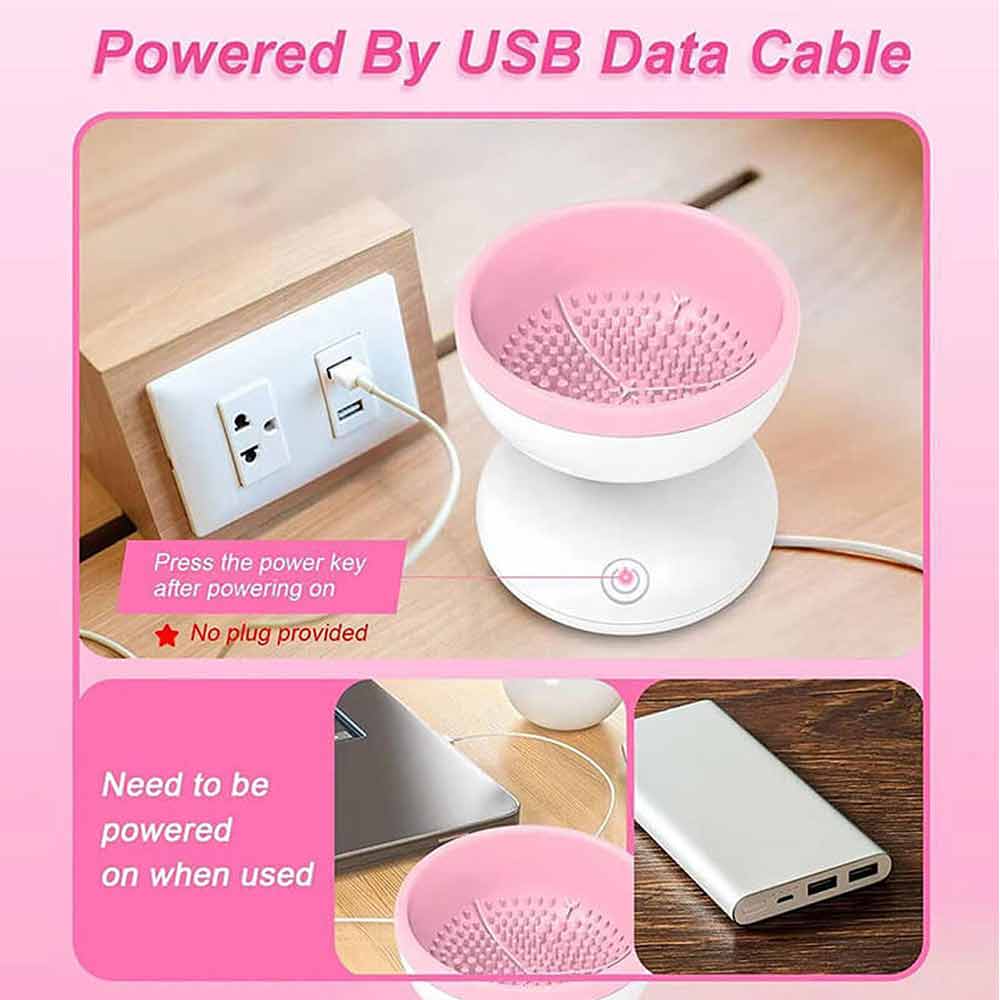 Electric Makeup Brush Cleaner Machine Professional Makeup Brush Cleaning Tool