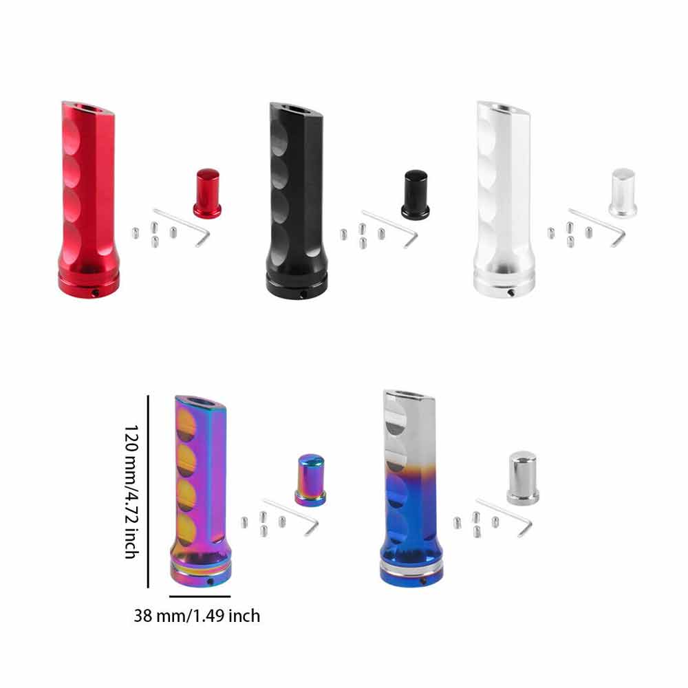 Car Handbrake Aluminum Alloy Cover Anti Slip Sleeve Parking Hand Brake Universal