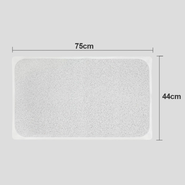 2X Non Slip Bathroom Bath Mat Anti Slip Loofah Shower Rug Carpet Water Drains