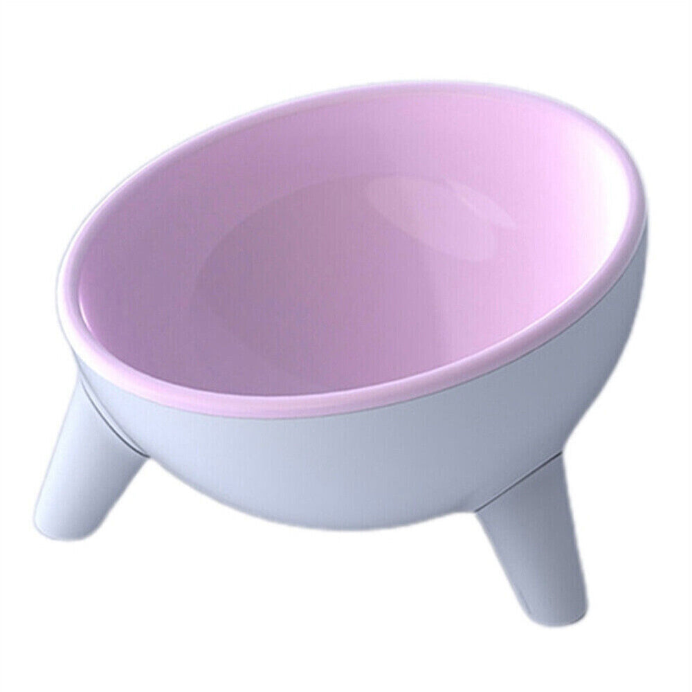 Feeder Raised Cat Bowl Pet Bowl Elevated Dog Bowls 15°Tilted Pet Water Bowl