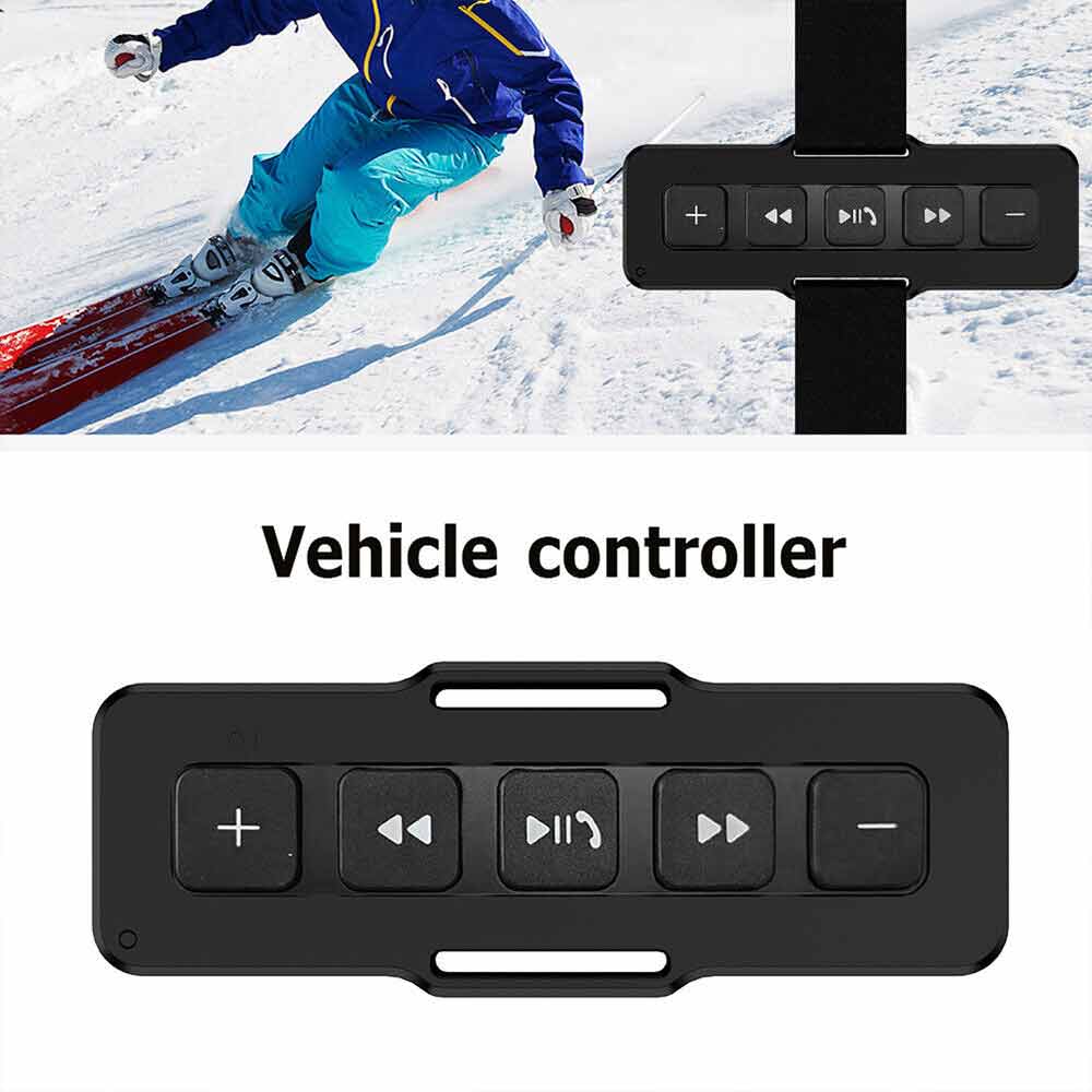 Bluetooth Media Button Car Steering Wheel Control Bluetooth-Compatible Waterproof Wireless Media Button