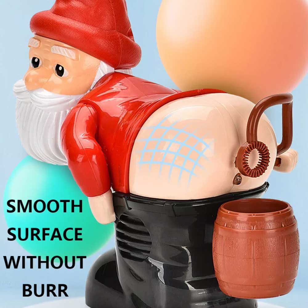 Electric Santa Claus Bubbles Machine Blowing Bubbles Music Light Entertainment