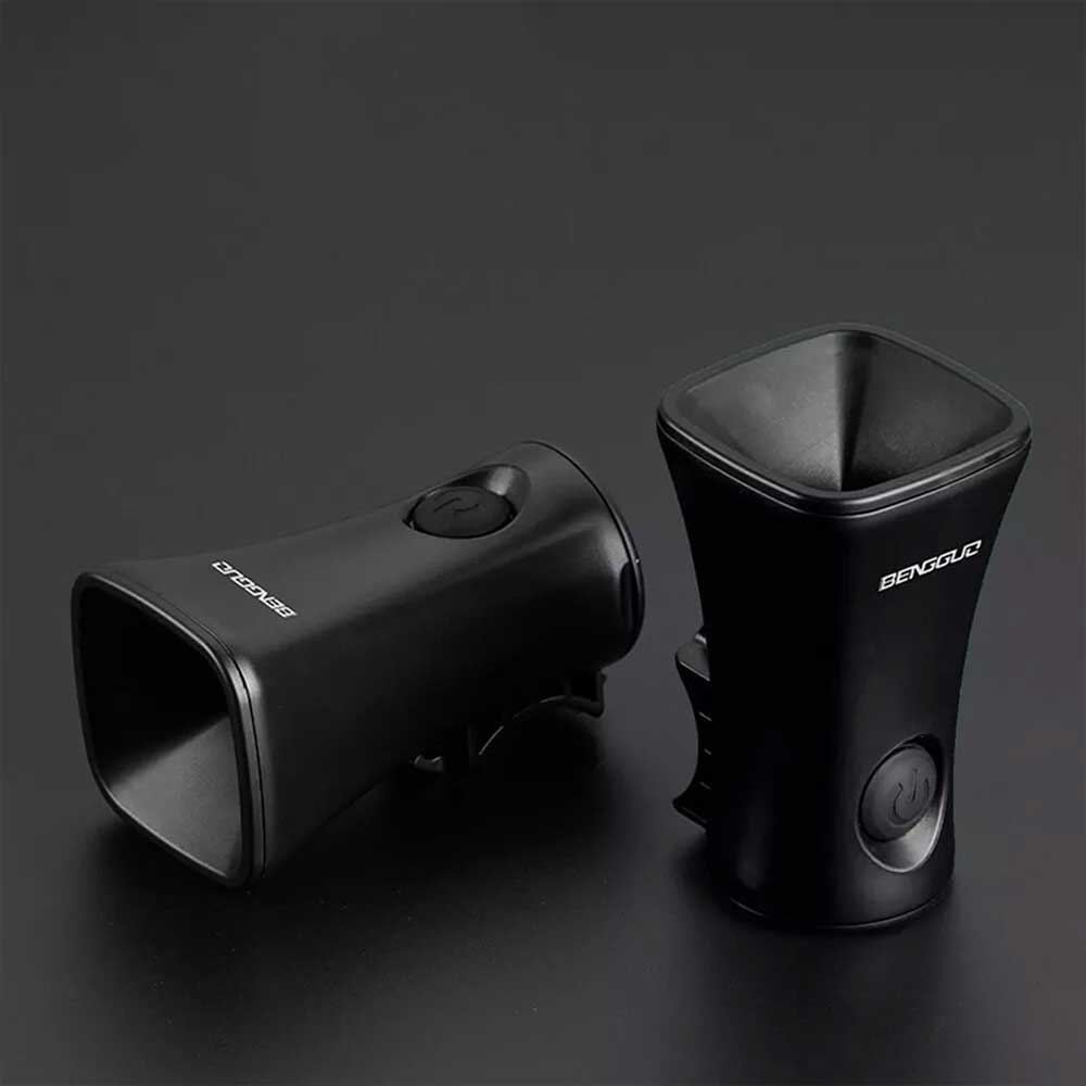 Electric Bike Horn Loud Cycling Horn Rechargeable 5 Sound Modes for Bike Scooter