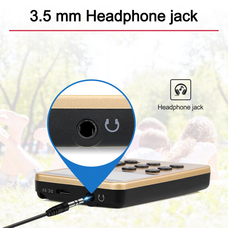 Retekess V112 Portable AM/FM Radio – Rechargeable Pocket Walkman with Earphone for Sports, Walking & Outdoor Use
