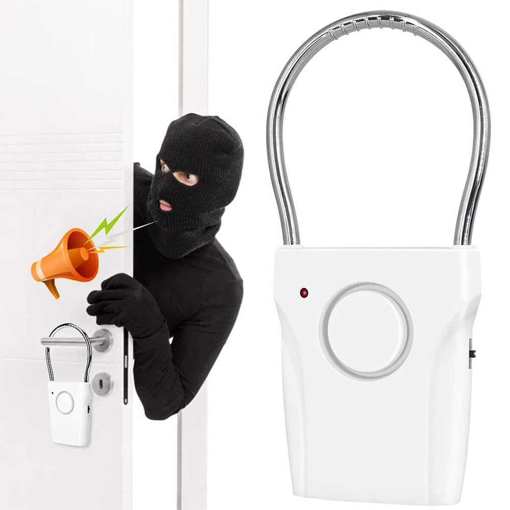 Electric Home Hotel Security Alarm Door Handle Alert Device Intruder Wireless