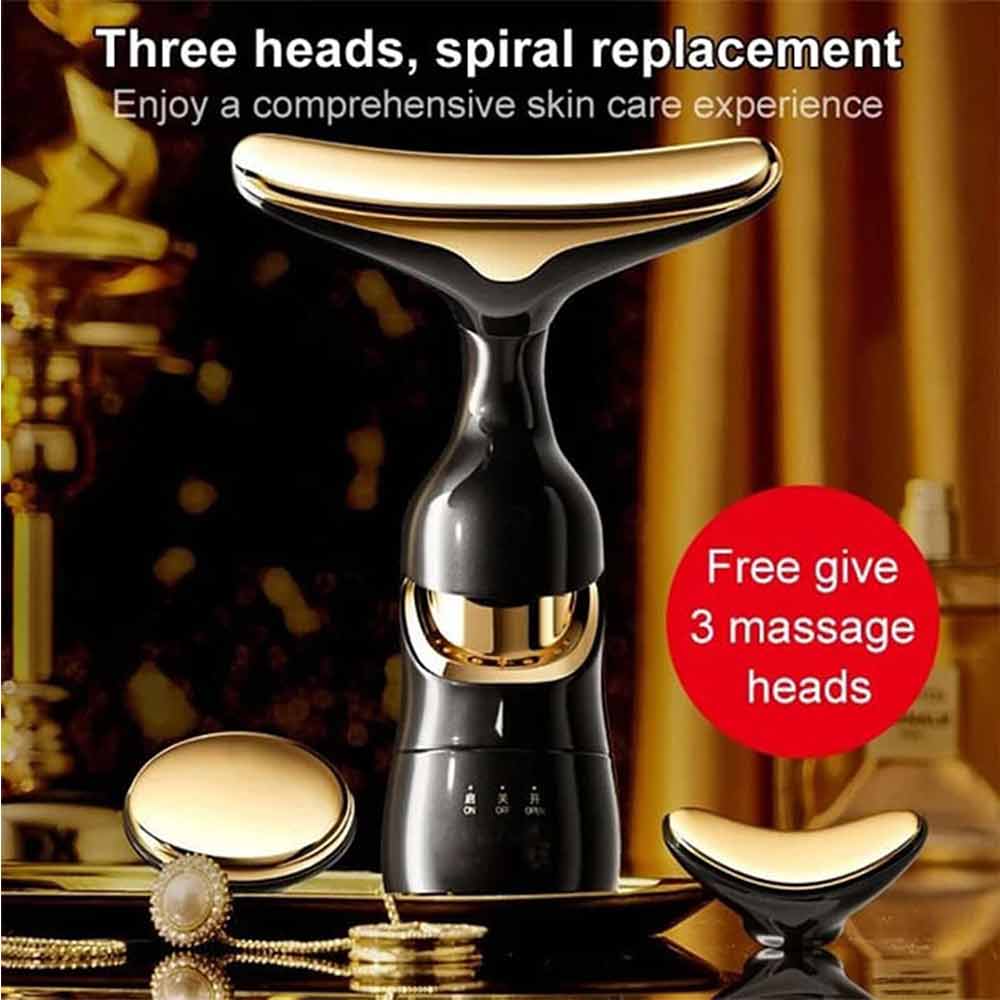 Electric Facial LED Beauty Neck Face Lifting Face Massager Anti Aging Care Women