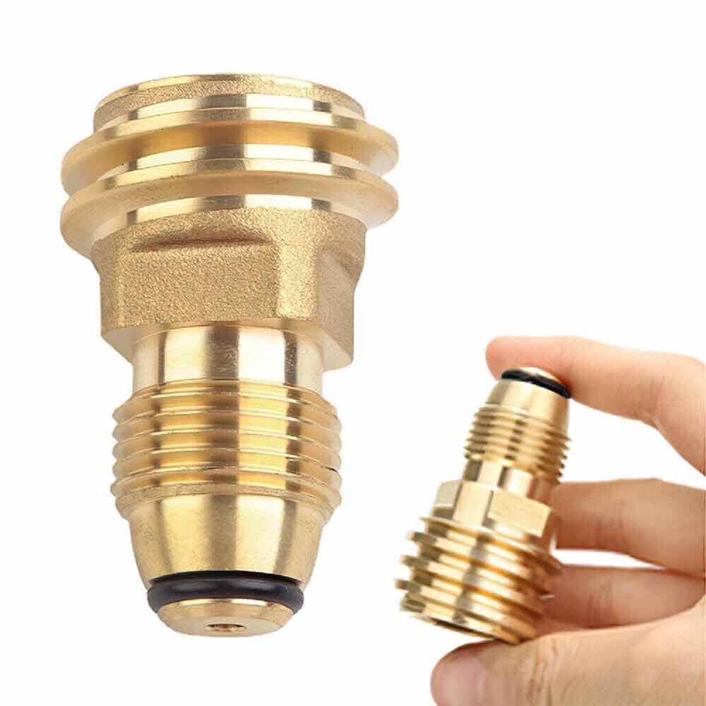BBQ Propane Gas Refill Adapter Valve Cap 1Lb Cylinder Tank Coupler Heater Bottle