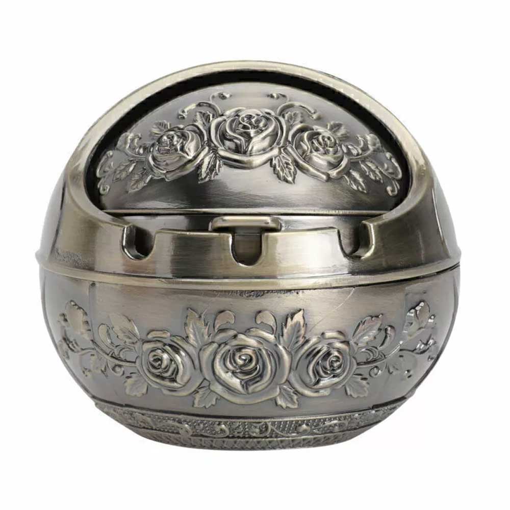 Cigarette smoking for ashtray holder with decorative lid ashtray 8CM