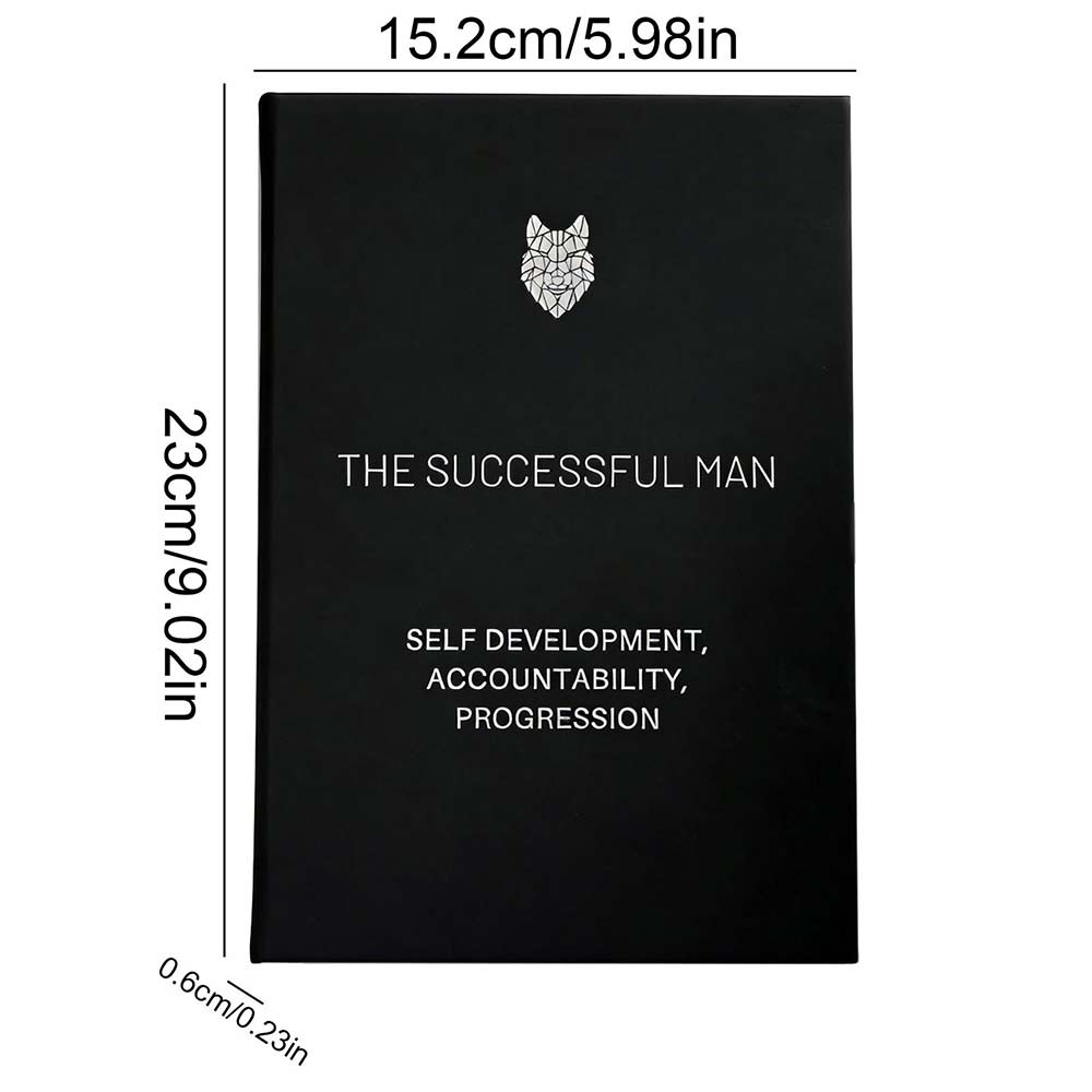 The Successful Man Journal - Self Development, Accountability & Progress Planner for Men