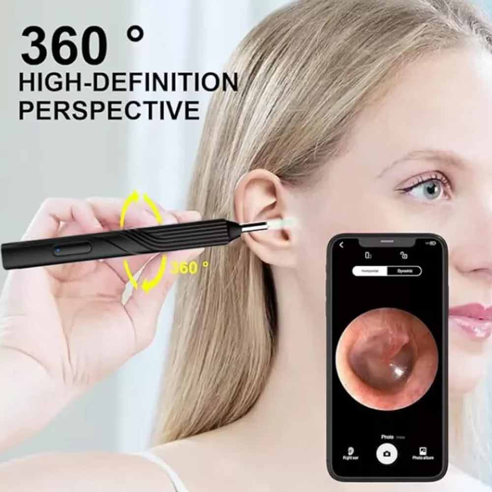 Wireless Ear Wax Remover Camera HD Ear Endoscope Spoon Pick Cleaning Tools Kit