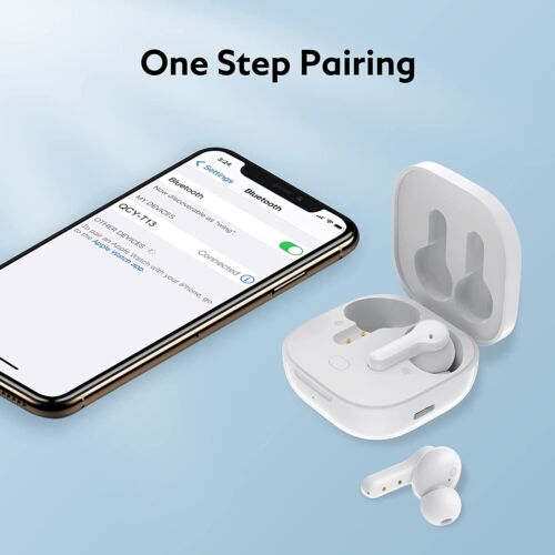 QCY T13 Wireless Bluetooth Earphone Headset Touch Control Earbuds Long Standby