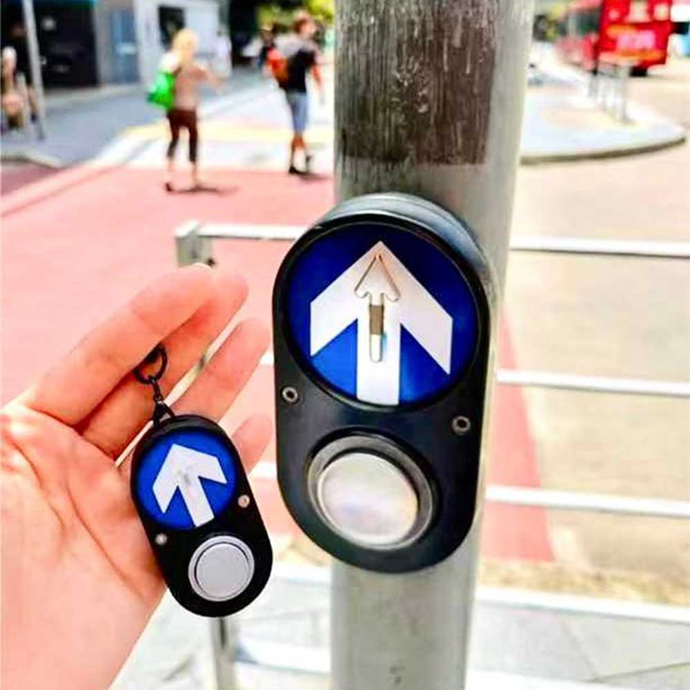 Iconic Accessible Pedestrian Signal (APS) Replicas keychain