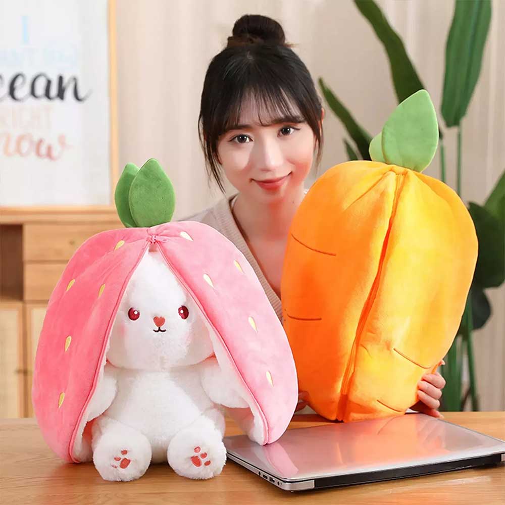 Easter Rabbit Bunny Stuffed Cute Soft Plushies Hide-and-Seek Plush Doll Easter