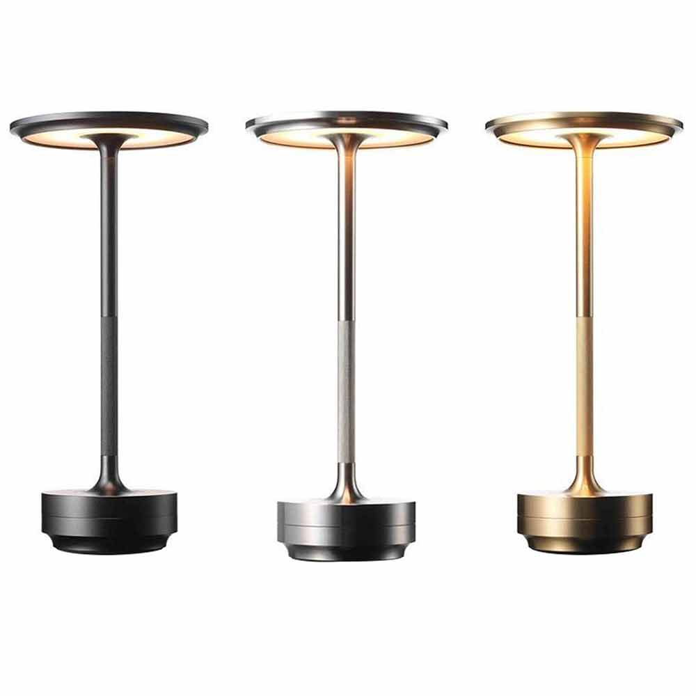 Rechargeable LED Table Desk Lamp Cordless Night Light Bar Hotel Decor
