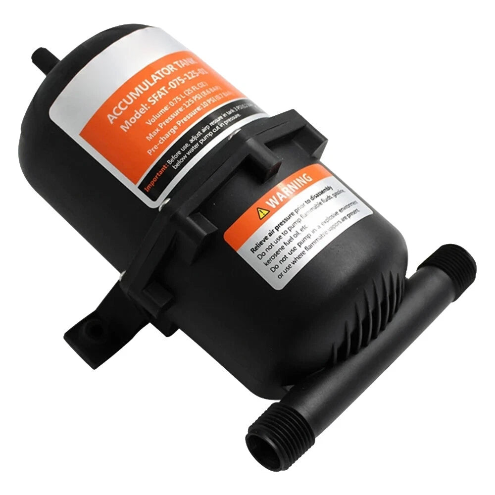 Water Accumulator Tank Boat Marine RV Water Pump Pressure 0.75L 125 PSI