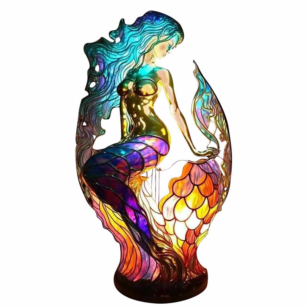 Colorful Dinosaur/Owl/Turtle/Mermaid/Unicorn/Wolf Animal Table Lamp Night Light
