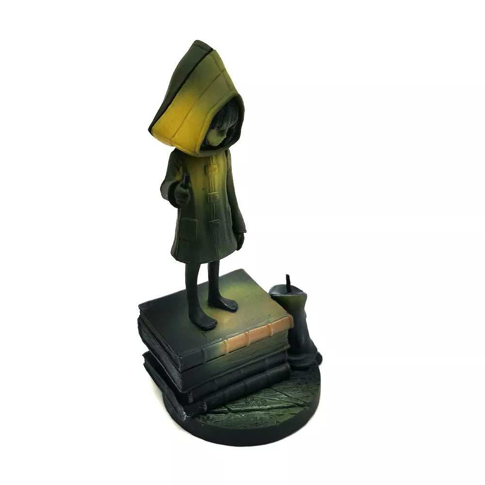 Little Nightmares Six & Nomes PVC Figure Set –Style Yellow Raincoat Model, Collector Display Statue
