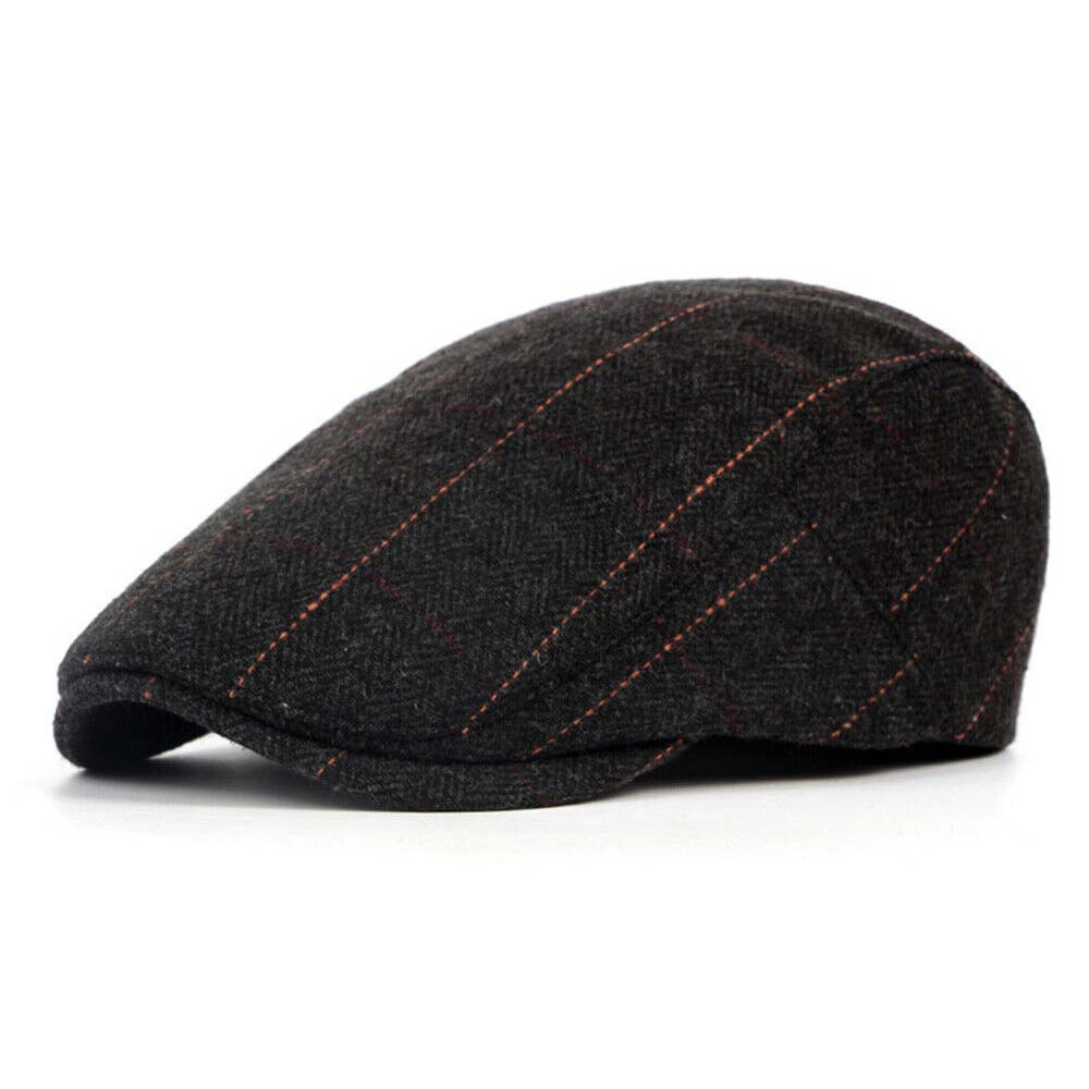 Mens Newsboy Gatsby Cap Ivy Hat Cabbie Golf Driving Flat Duckbill Beret Beanie