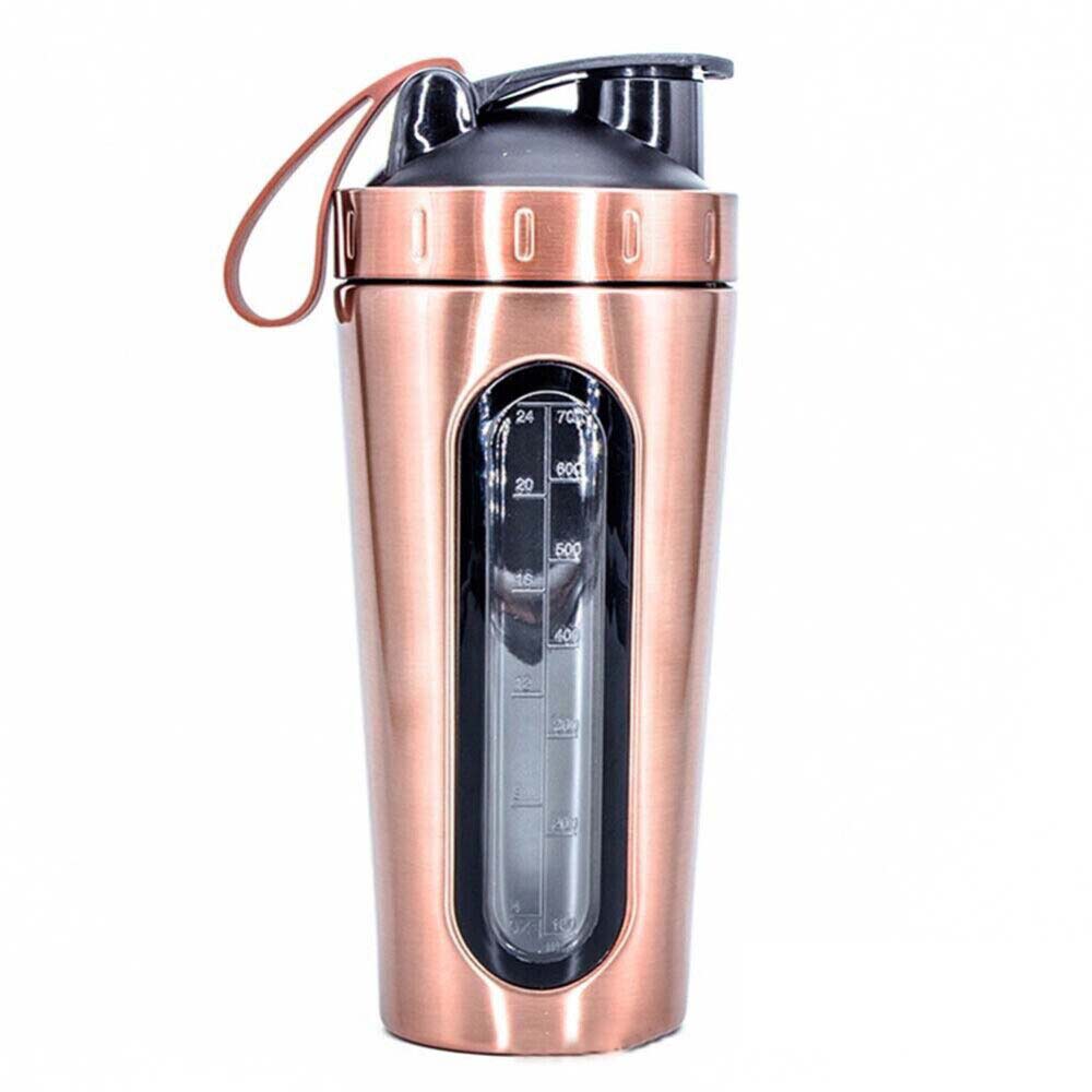 700ml Protein Powder Shaker Mixer Cup Scale Milkshake Drink Shake Bottle Sport