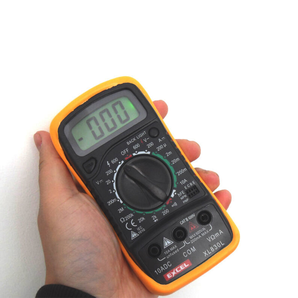 LCD Digital Multimeter Back ground light AC DC Voltmeter Ohmmeter Multi Tester