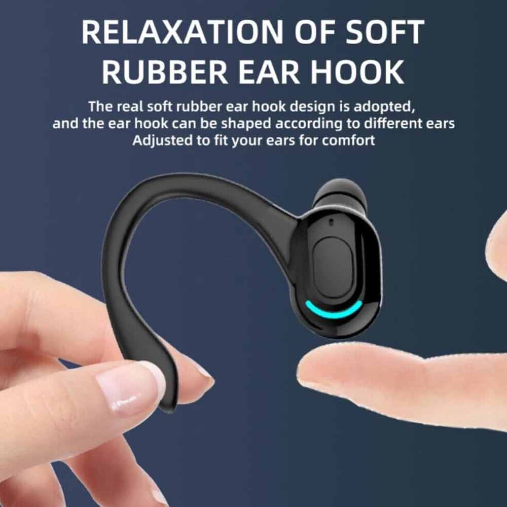 Wireless Bluetooth Headset Mobile Phone Hands Free Earpiece for Samsung iPhone