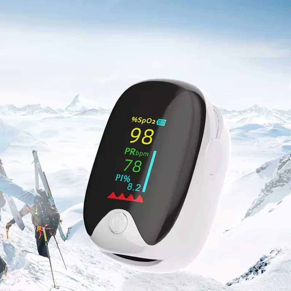Professional Finger Pulse Oximeter Blood Oxygen Saturation Heart Rate Monitor
