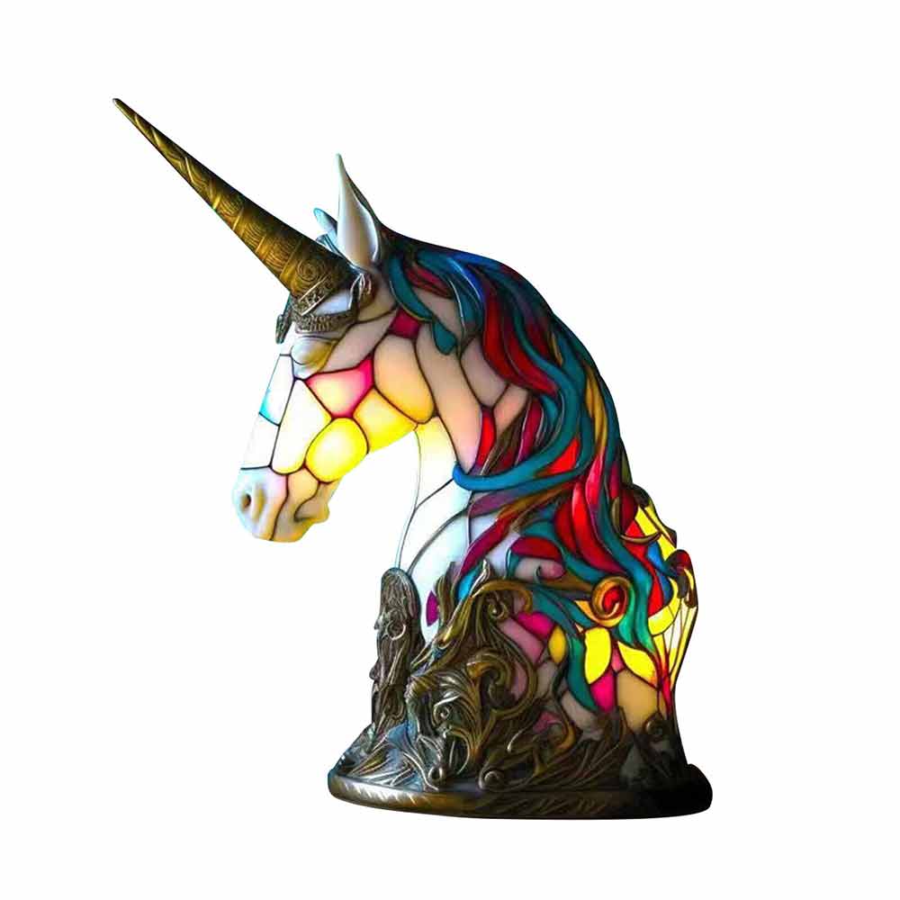 Colorful Dinosaur/Owl/Turtle/Mermaid/Unicorn/Wolf Animal Table Lamp Night Light