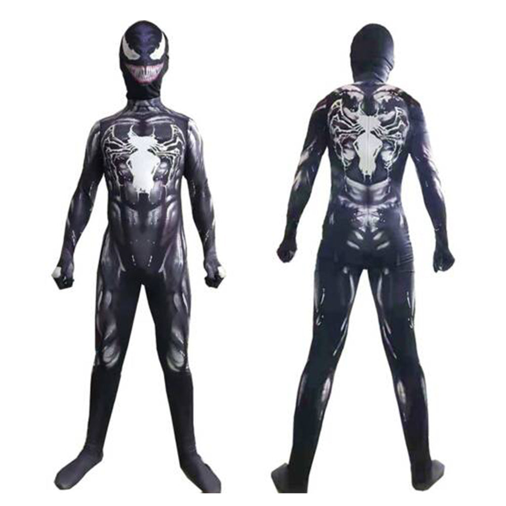 Kids Venom Costume Jumpsuit Boy Spiderman Superhero Cosplay Party Birthday Gift