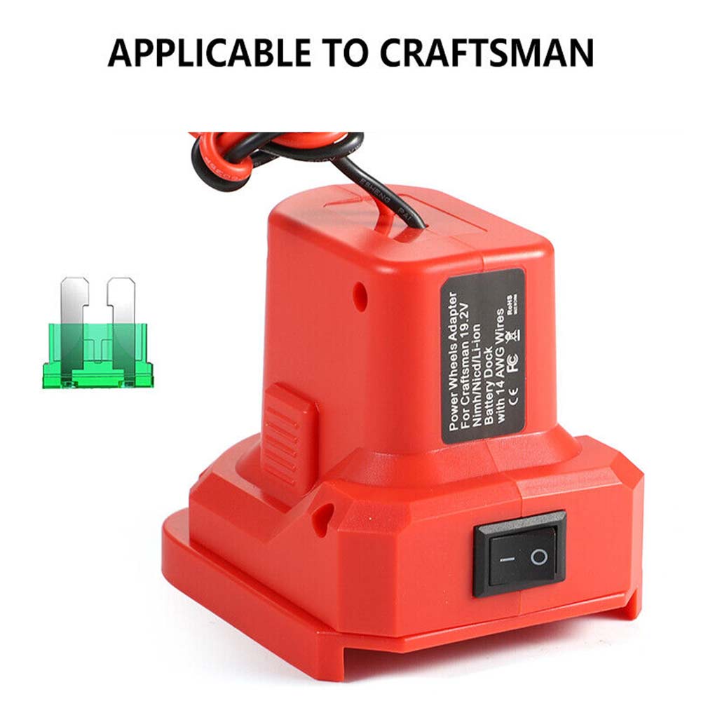 For Ryobi One+ 18V Ithium-ion Batteries DIY Battery Output Adapter Converter