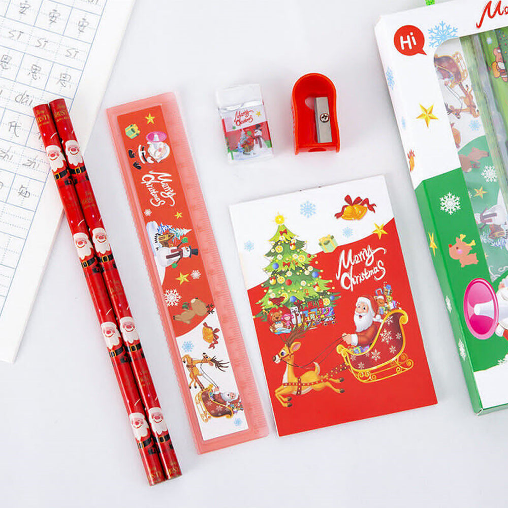 Christmas Stationery Gift Kit Pencil Set For Primary School Children Drawing