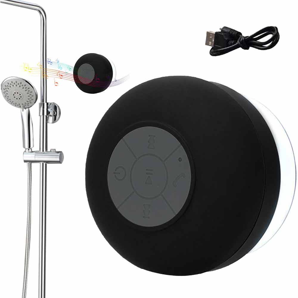 Bluetooth 5.0 Speaker with Suction Wireless Shower Speaker Waterproof