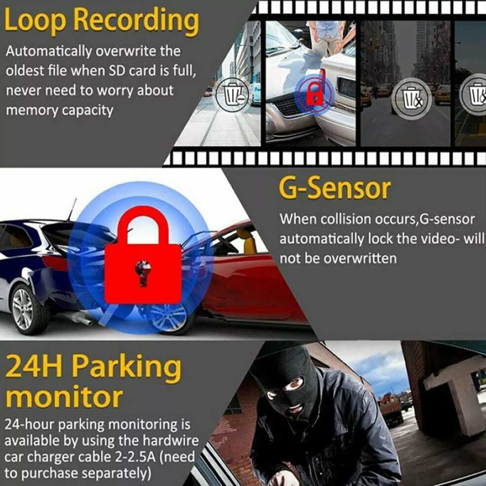 HD 1080P Mini USB/Wifi Use Car Wifi Dash Camera Cam Video DVR Recorder Night Vision G-sensor