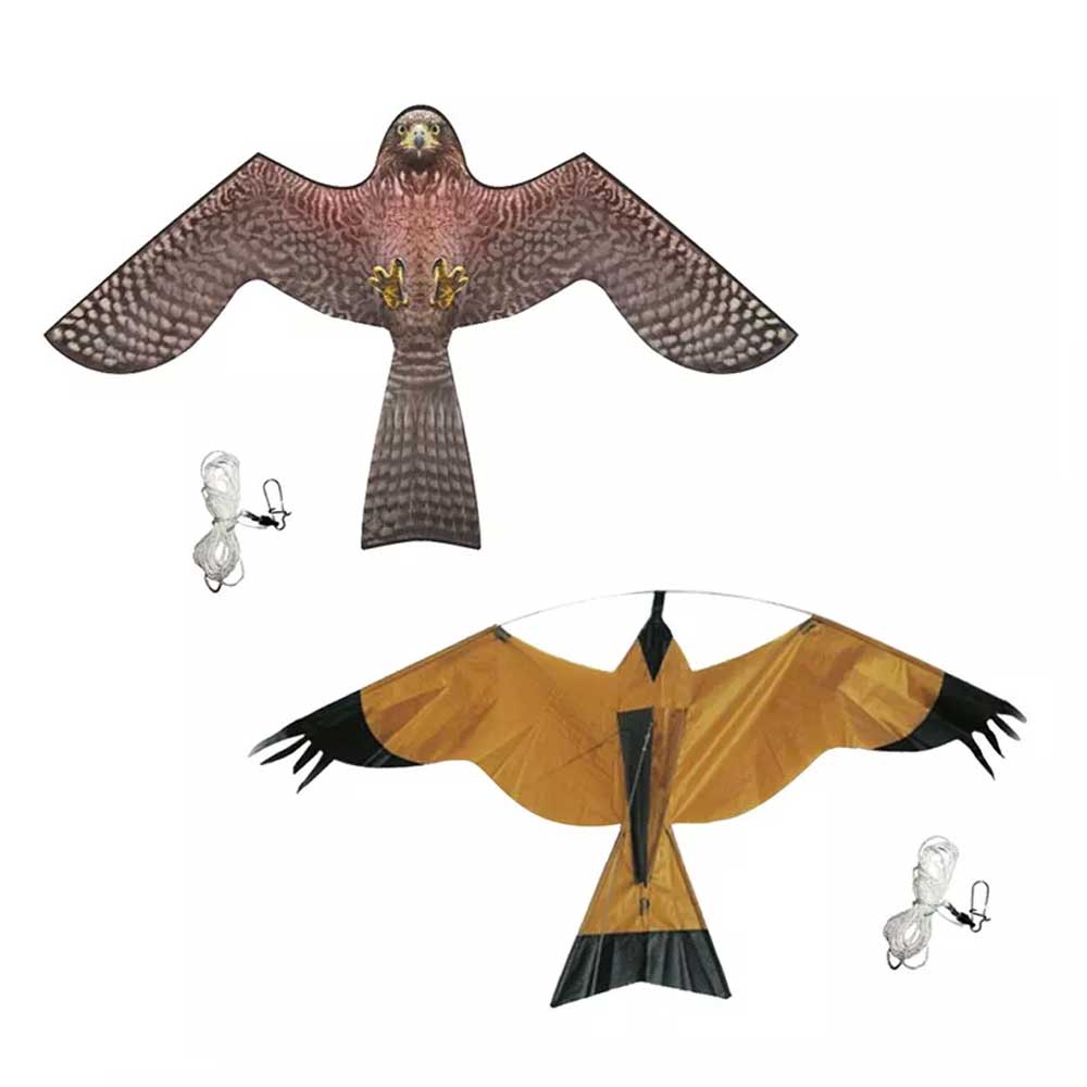 Birds Scarer Repeller Flying Hawk Kite Garden Scarecrow Yard House
