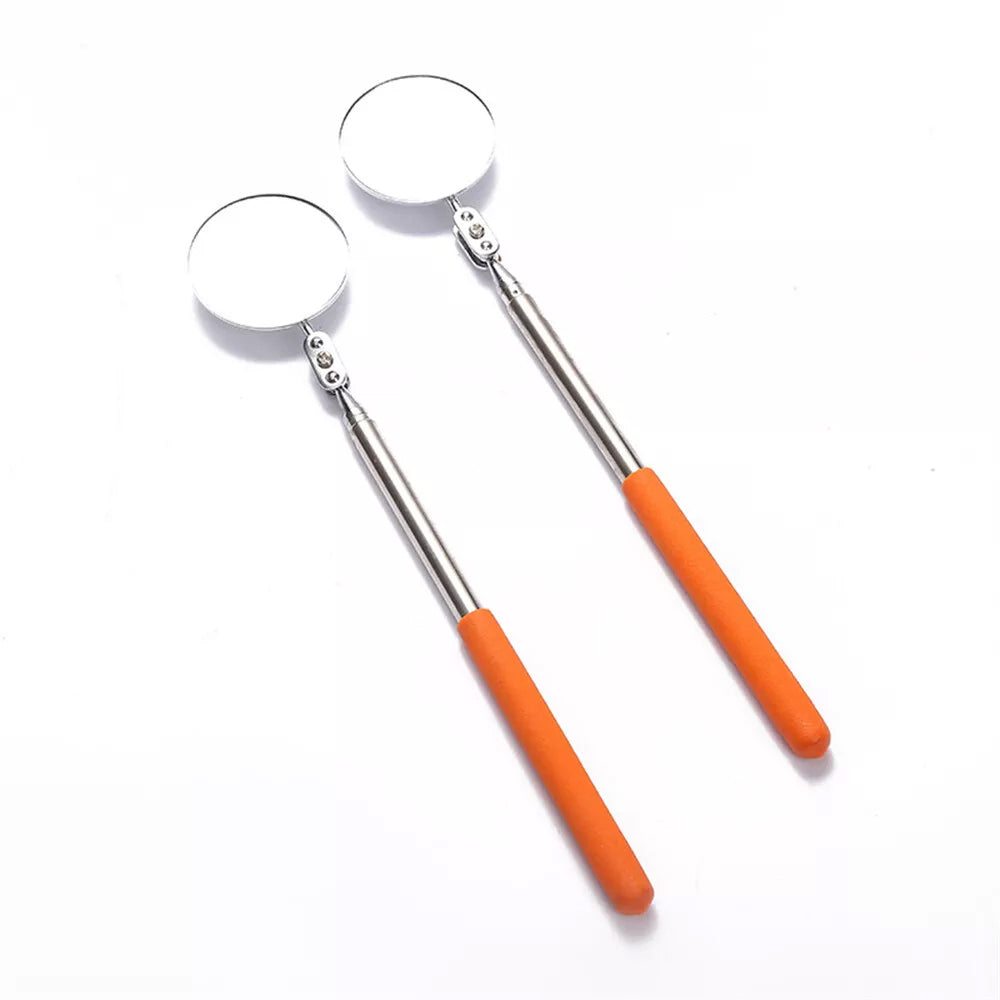 Extending 44CM Inspection 5CM Mirror Telescopic Swivel Car Mechanic Folding Tool 360 DIY