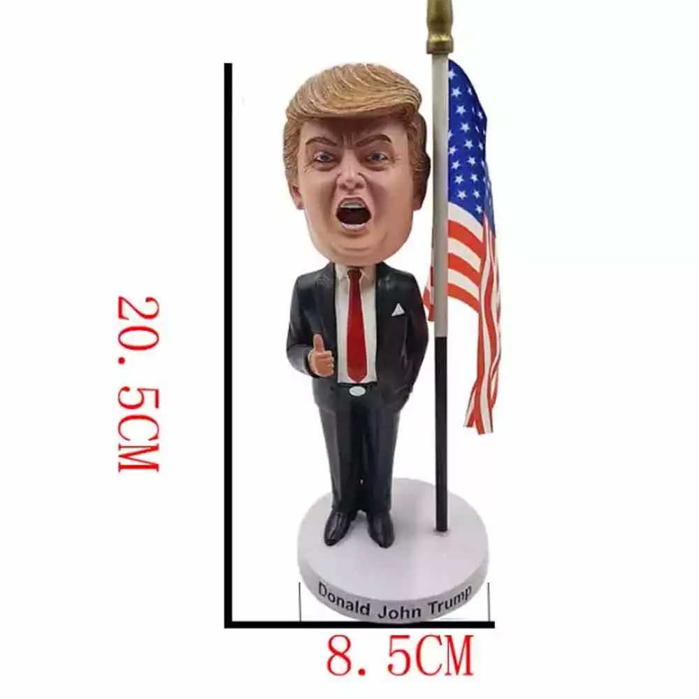 Donald Trump "Keep Fighting" Bobblehead Trumpinator Fight MAGA Patriot Figure